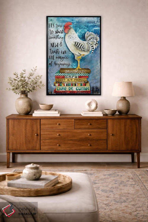 تابلو دکوراتیو وقتشه اثر جنیفر لمباین - D4B