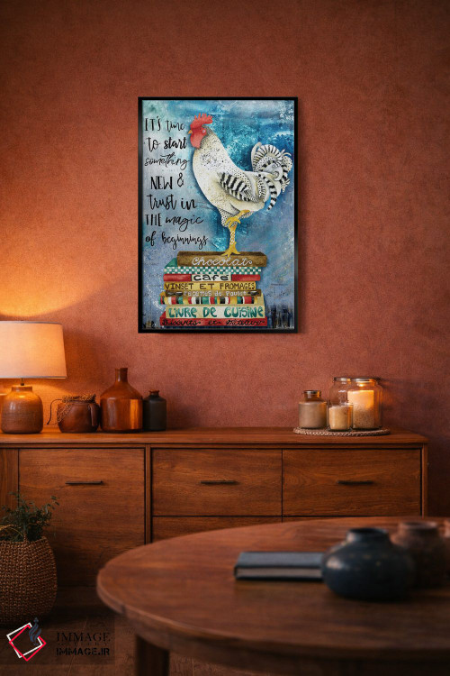 تابلو دکوراتیو وقتشه اثر جنیفر لمباین - D5B