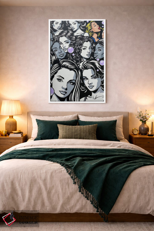 تابلو دکوراتیو دنبال یکتایی باش اثر جیمز لی - D3W