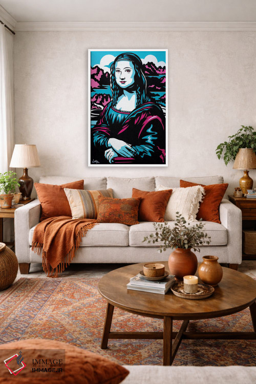 تابلو دکوراتیو مونالیزا اثر جیمز لی - D1W