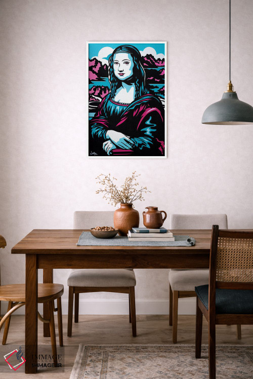 تابلو دکوراتیو مونالیزا اثر جیمز لی - D4W