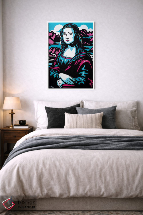 تابلو دکوراتیو مونالیزا اثر جیمز لی - D5W