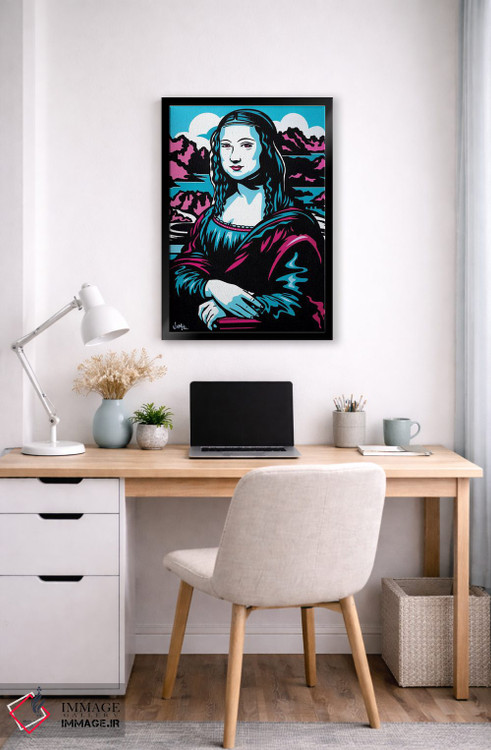 تابلو دکوراتیو مونالیزا اثر جیمز لی - D6B