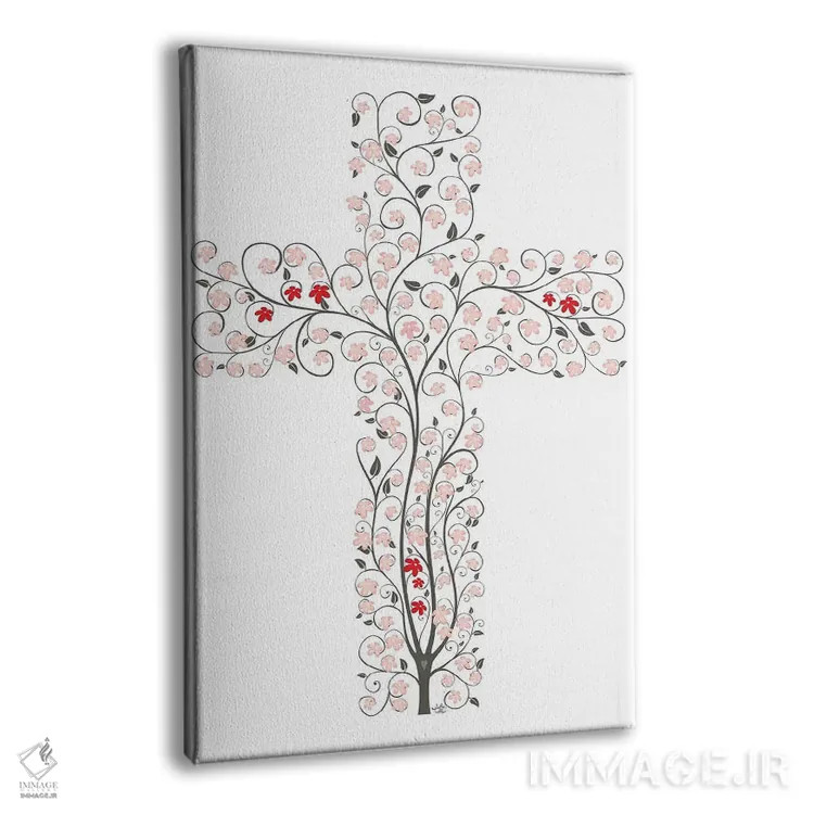 تابلو دکوراتیو زندگی در صلیب اثر جیمز لی - نمای پرسپکتیو محصول