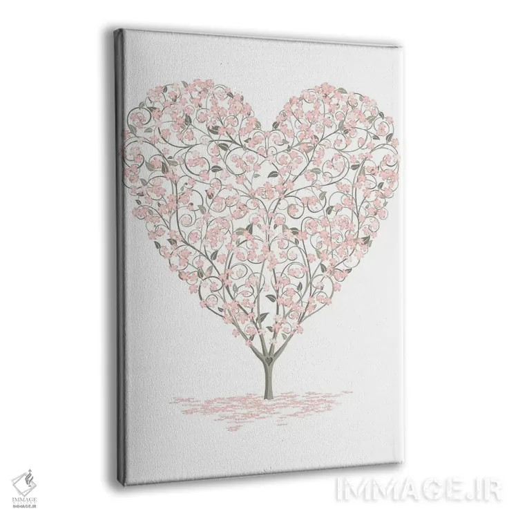 تابلو دکوراتیو عشق شکوفا اثر جیمز لی - نمای پرسپکتیو محصول