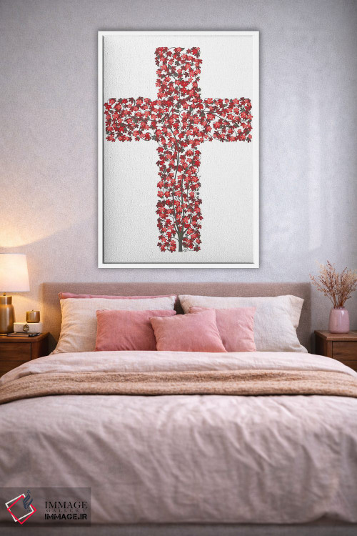 تابلو دکوراتیو زندگی سرشار در صلیب اثر جیمز لی - D2W