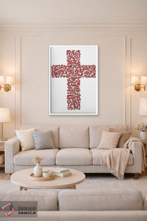 تابلو دکوراتیو زندگی سرشار در صلیب اثر جیمز لی - D4W