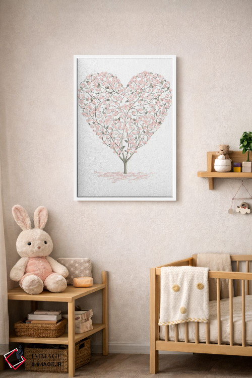 تابلو دکوراتیو عشق شکوفا اثر جیمز لی - D3W