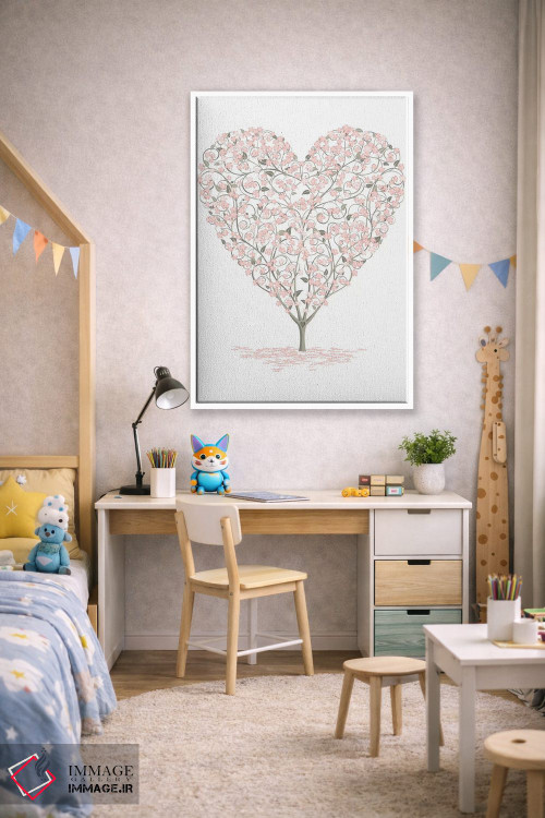 تابلو دکوراتیو عشق شکوفا اثر جیمز لی - D1W