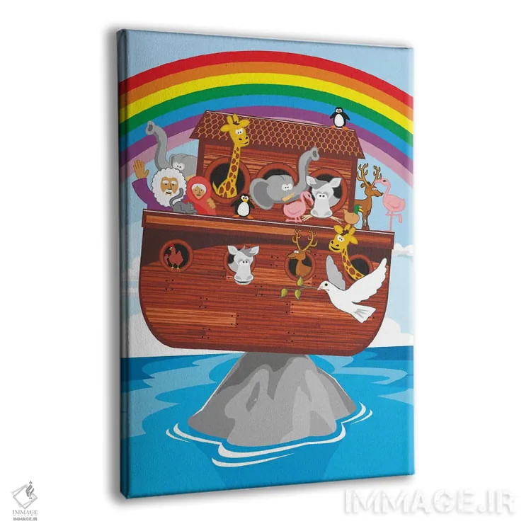 تابلو دکوراتیو کشتی نوح اثر جیمز لی - نمای پرسپکتیو محصول