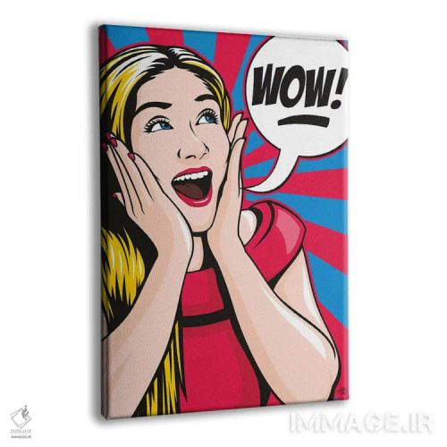 تابلو دکوراتیو وای! اثر جیمز لی - نمای پرسپکتیو محصول