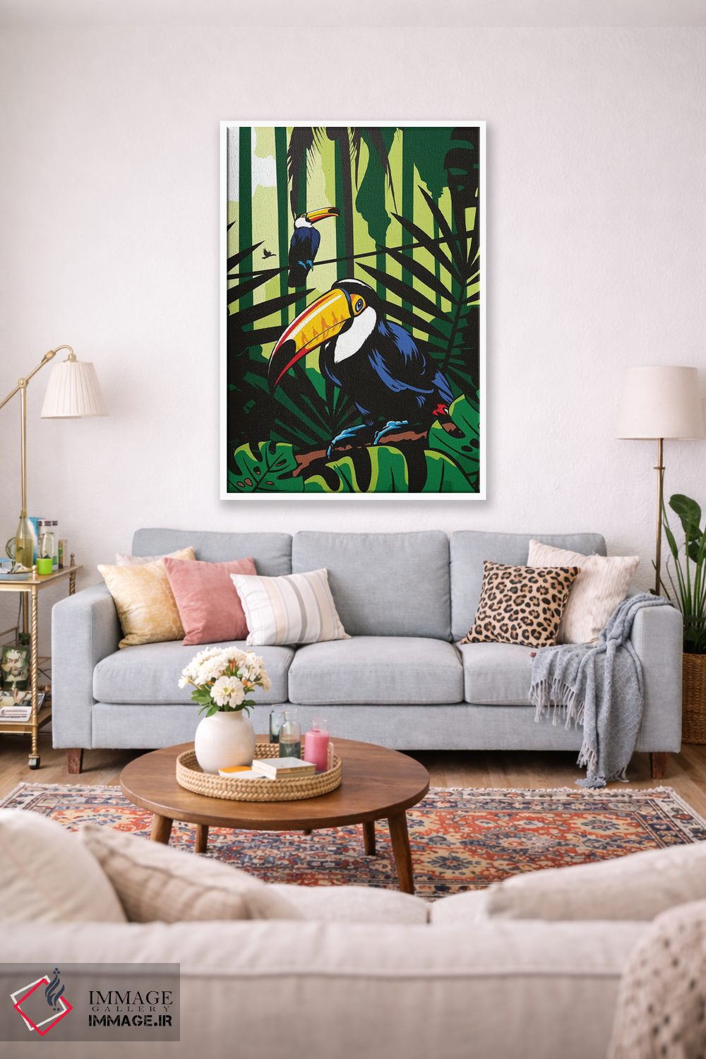 تابلو دکوراتیو توکان ها اثر جیمز لی - D1W