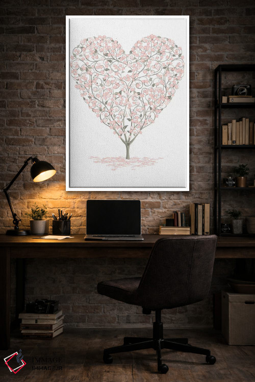 تابلو دکوراتیو عشق شکوفا اثر جیمز لی - D4W