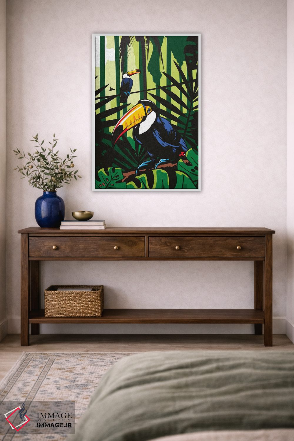 تابلو دکوراتیو توکان ها اثر جیمز لی - D2W