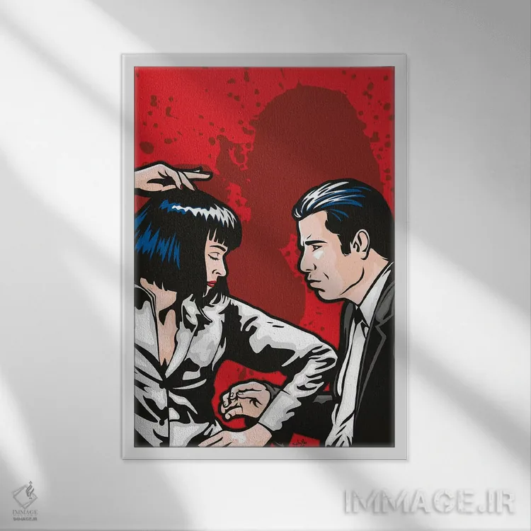 تابلو دکوراتیو مسابقه تویست جک ربیت اسلیم اثر جیمز لی - نمای قابدار سفید