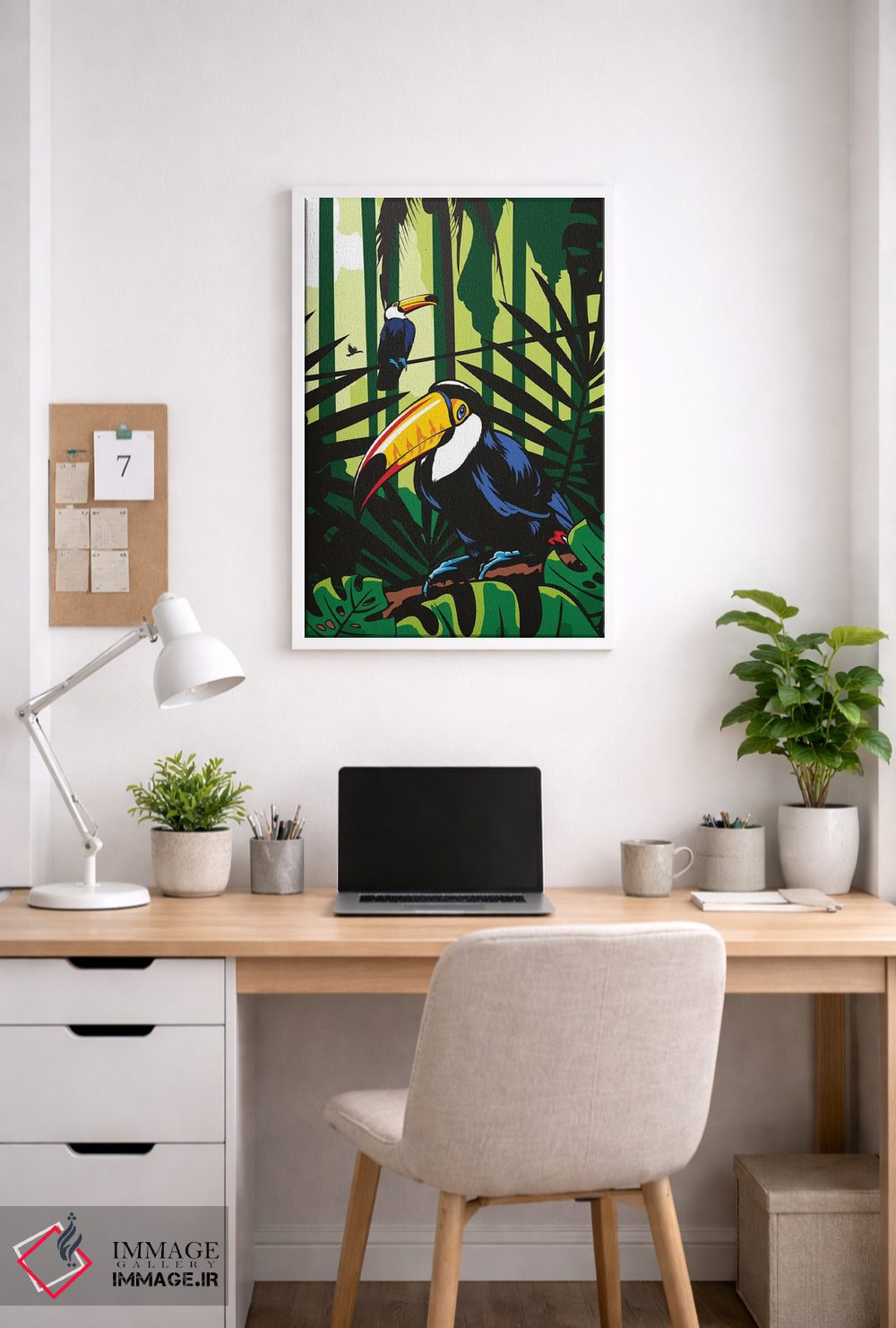 تابلو دکوراتیو توکان ها اثر جیمز لی - D3W