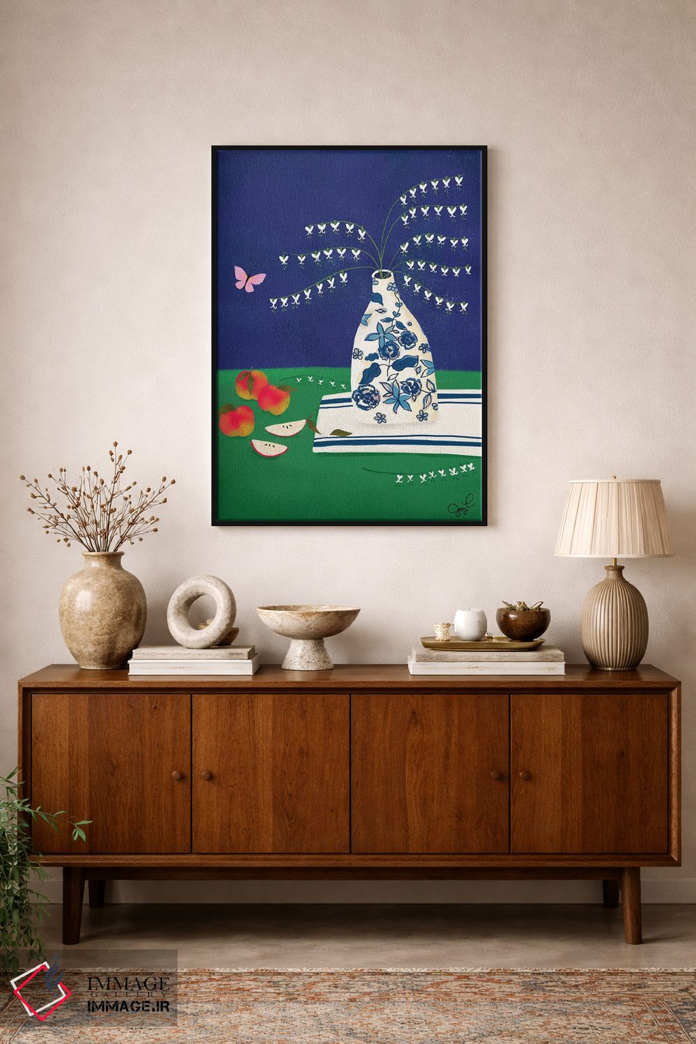 تابلو دکوراتیو قلب خونین اثر جوی لافرم - D2B