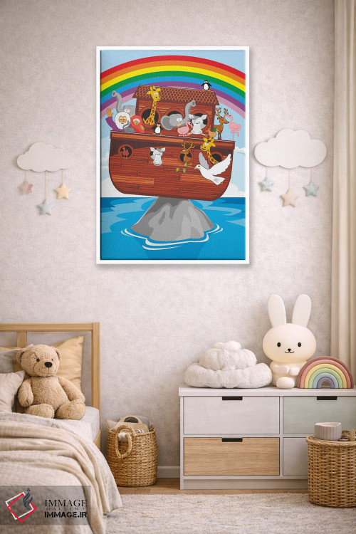 تابلو دکوراتیو کشتی نوح اثر جیمز لی - D4W