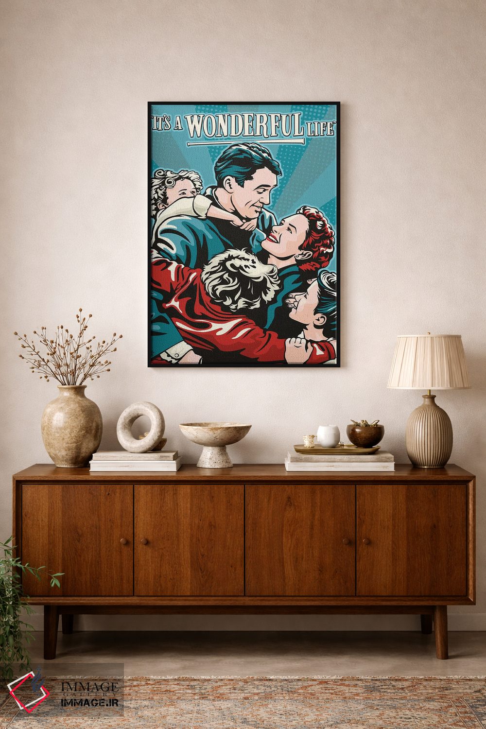 تابلو دکوراتیو زندگی فوق العاده است اثر جیمز لی - D2B