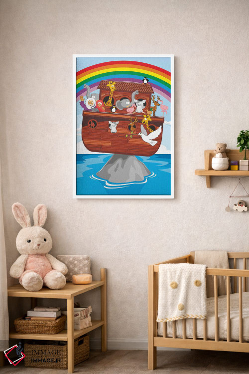 تابلو دکوراتیو کشتی نوح اثر جیمز لی - D3W