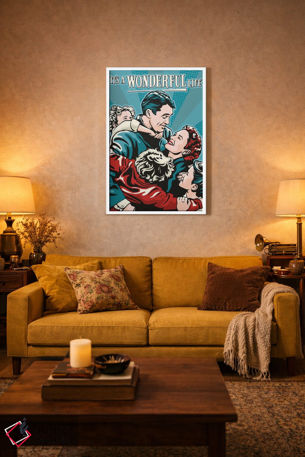 تابلو دکوراتیو زندگی فوق العاده است اثر جیمز لی - D3W