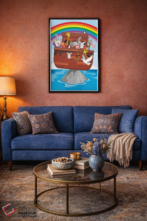 تابلو دکوراتیو کشتی نوح اثر جیمز لی - D5B