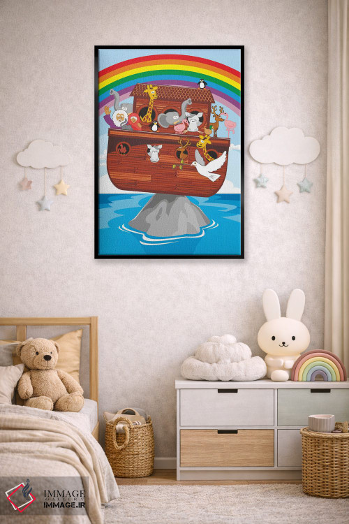 تابلو دکوراتیو کشتی نوح اثر جیمز لی - D6B