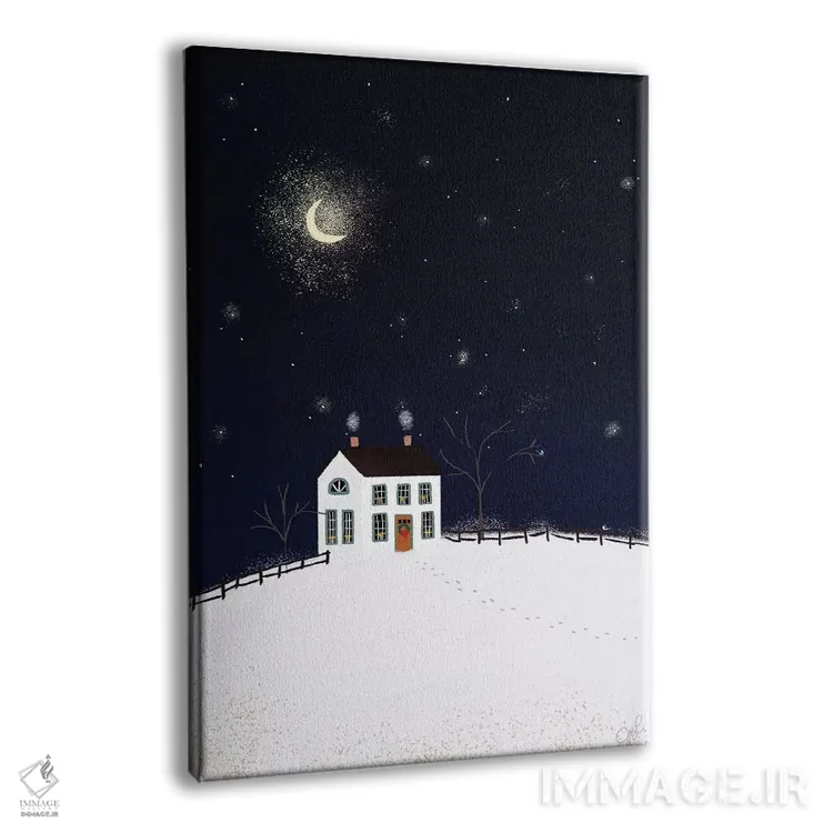 تابلو دکوراتیو ترکیب هنر فولکلور ۲ اثر جوی لافرم - نمای پرسپکتیو محصول