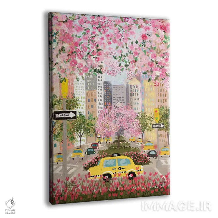 تابلو دکوراتیو خیابان پارک اثر جوی لافرم - نمای پرسپکتیو محصول