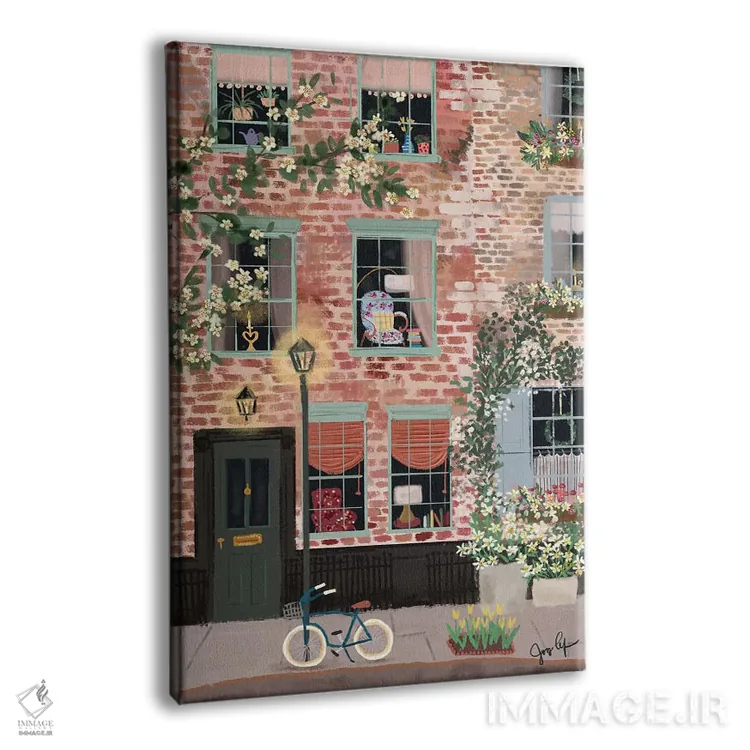 تابلو دکوراتیو پشت پیچ اثر جوی لافرم - نمای پرسپکتیو محصول