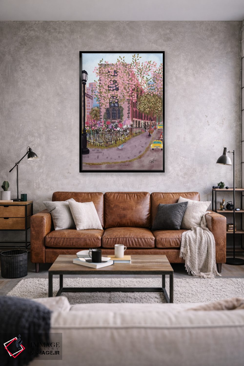 تابلو دکوراتیو ایست ویلیج اثر جوی لافرم - D1B