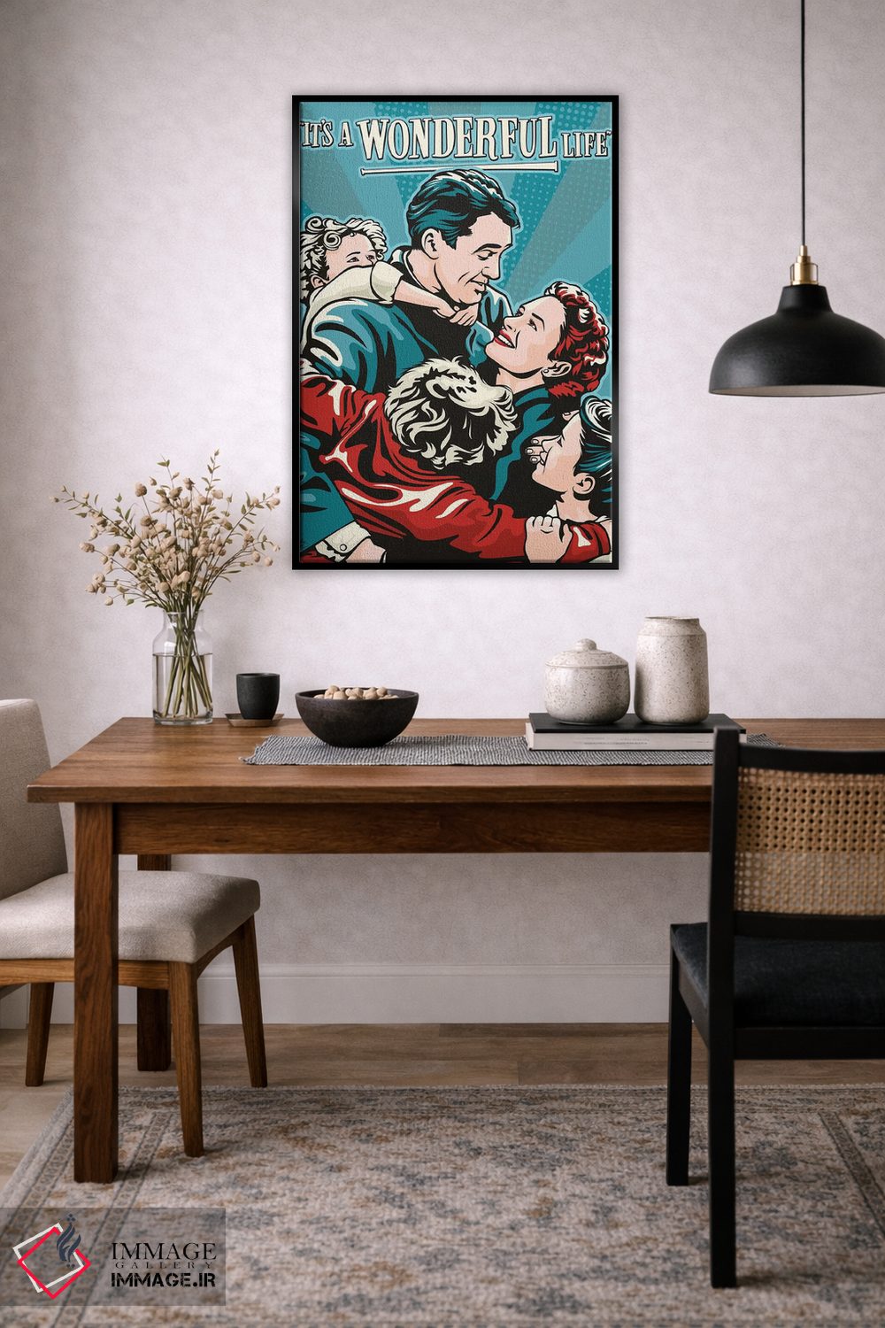 تابلو دکوراتیو زندگی فوق العاده است اثر جیمز لی - D6B