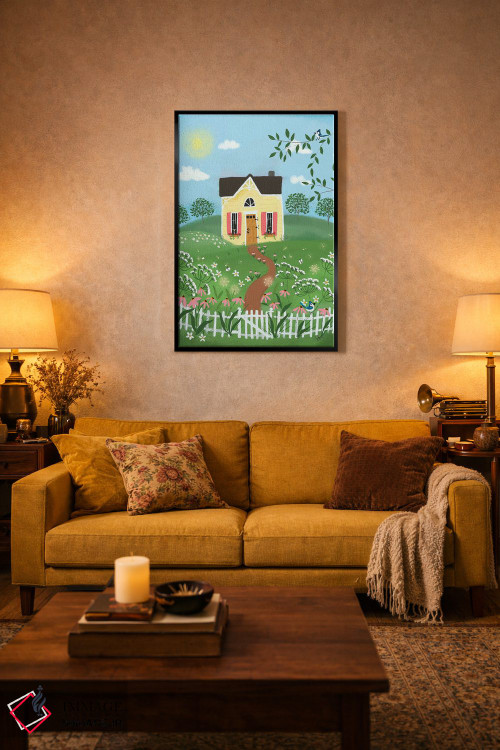 تابلو دکوراتیو ترکیب هنر فولکلور ۱ اثر جوی لافرم - D3B