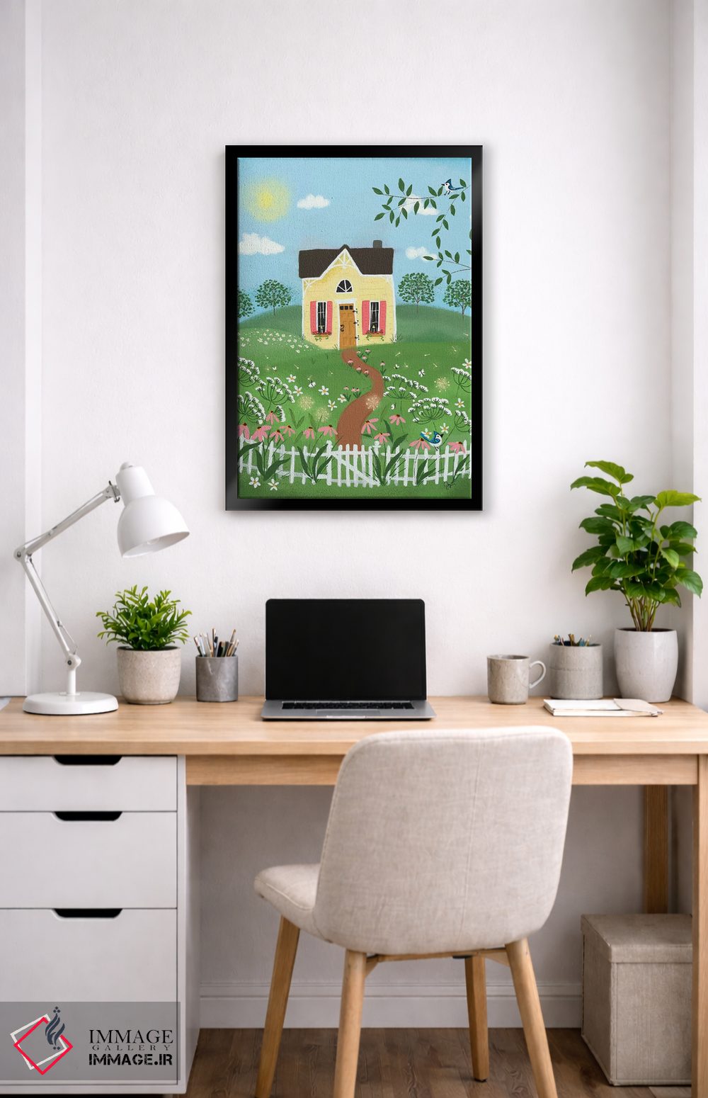 تابلو دکوراتیو ترکیب هنر فولکلور ۱ اثر جوی لافرم - D5B