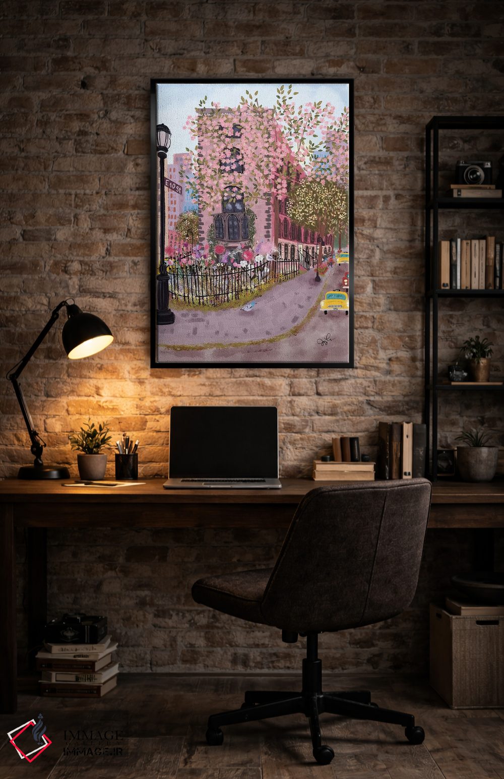 تابلو دکوراتیو ایست ویلیج اثر جوی لافرم - D5B