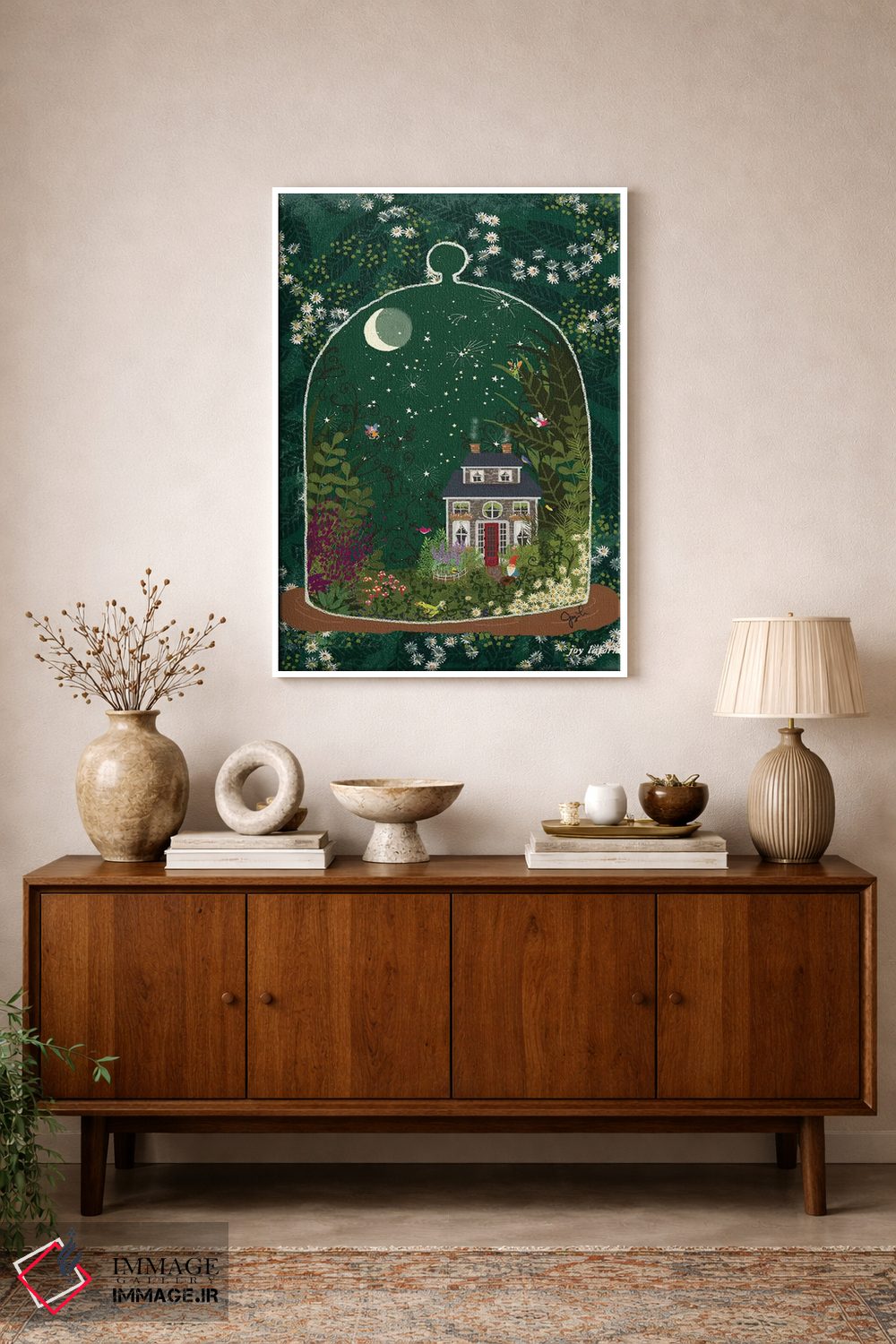 تابلو دکوراتیو تراریوم ۱ اثر جوی لافرم - D1W