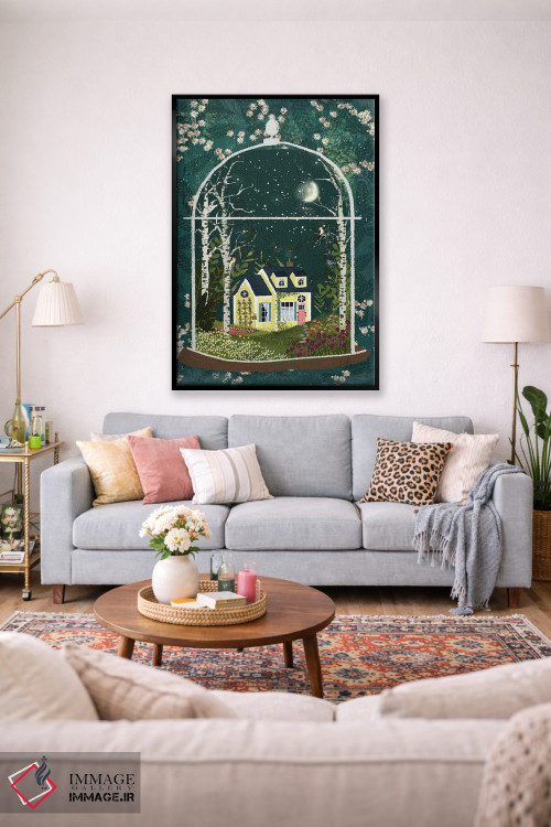 تابلو دکوراتیو تراریوم ۳ اثر جوی لافرم - D1B