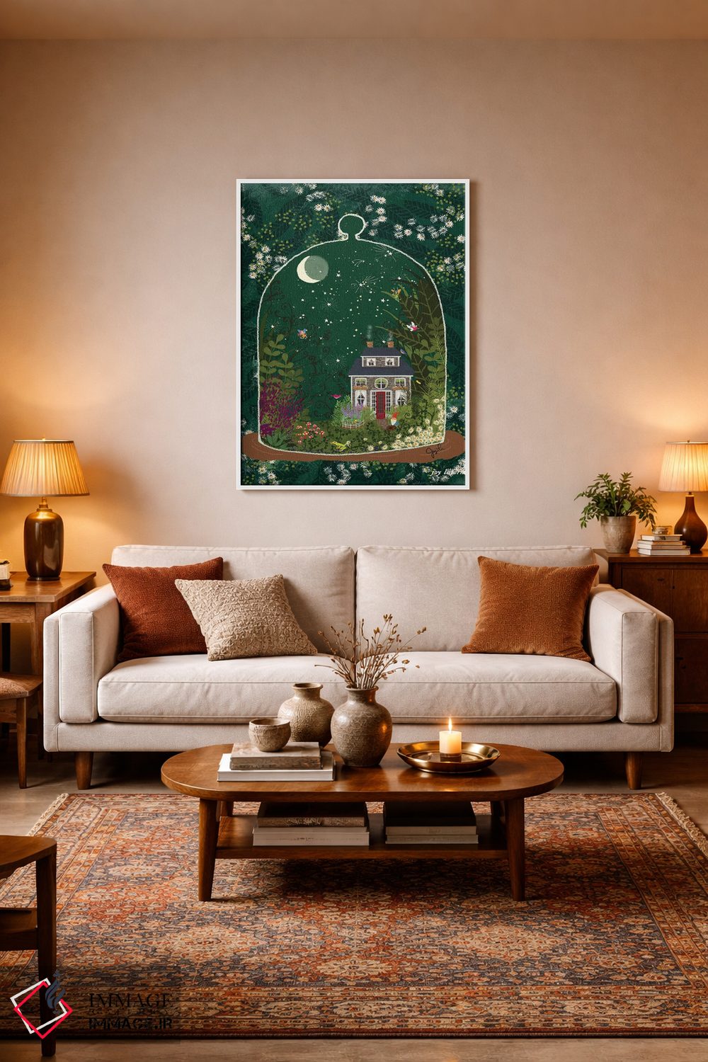 تابلو دکوراتیو تراریوم ۱ اثر جوی لافرم - D2W