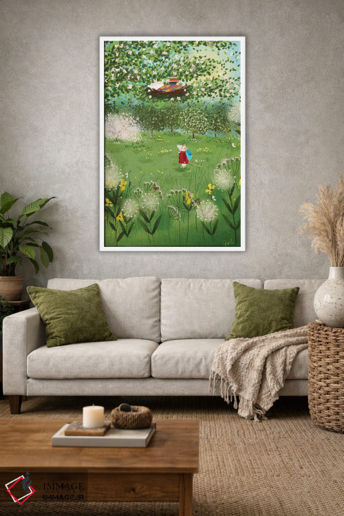 تابلو دکوراتیو تراریوم خانه دوست داشتنی اثر جوی لافرم - D1W