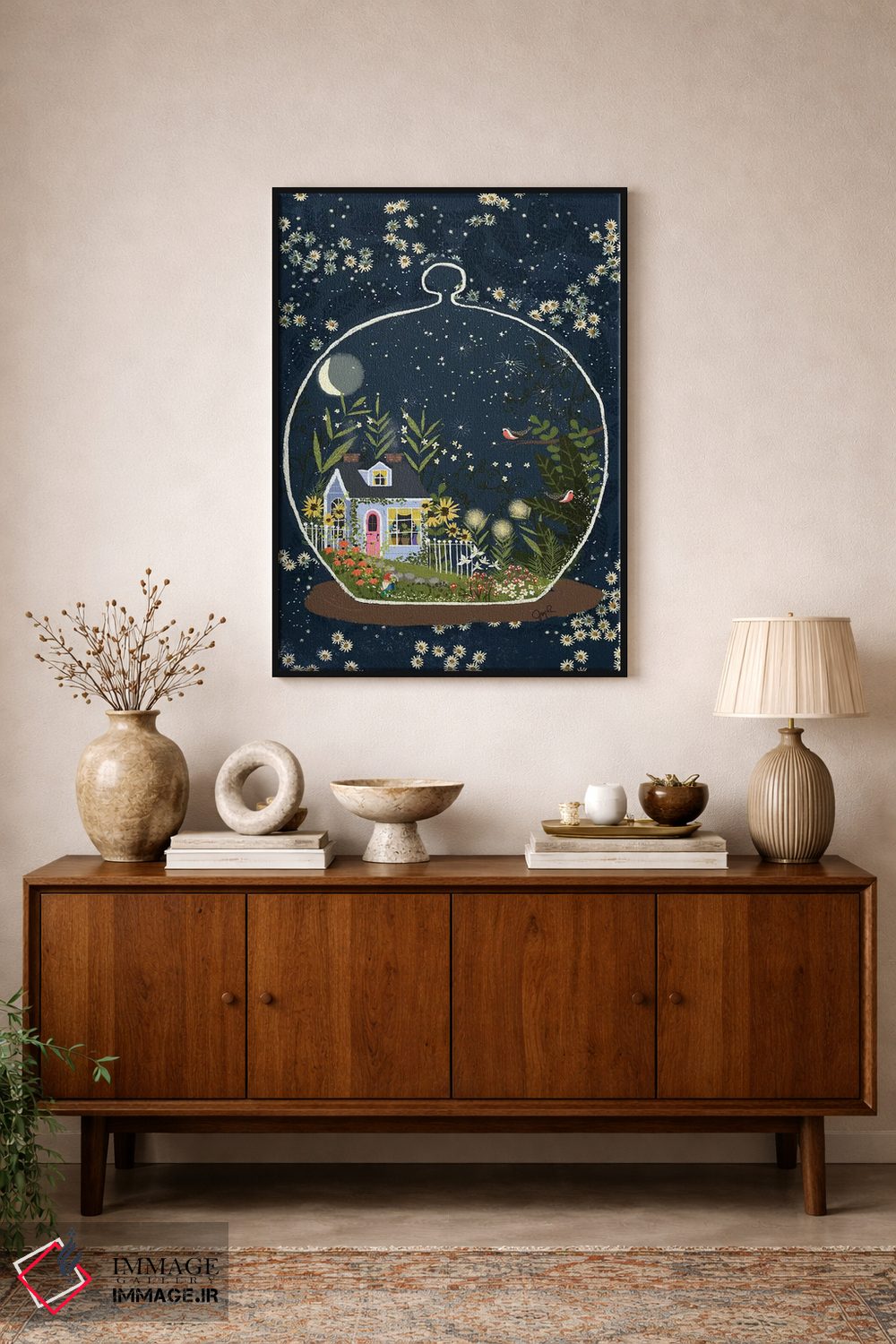 تابلو دکوراتیو تراریوم ۲ اثر جوی لافرم - D1B