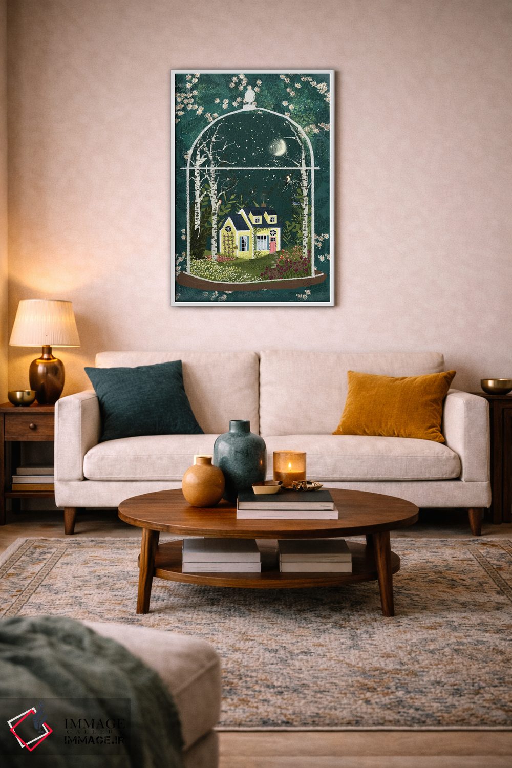 تابلو دکوراتیو تراریوم ۳ اثر جوی لافرم - D2W