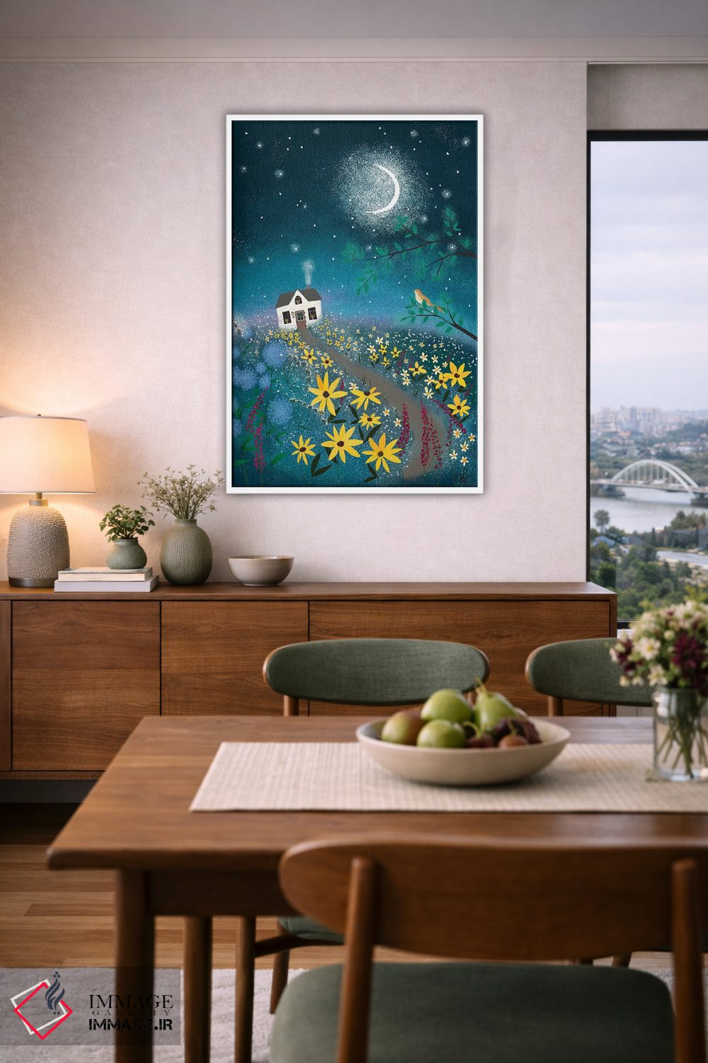 تابلو دکوراتیو بلبل اثر جوی لافرم - D6W