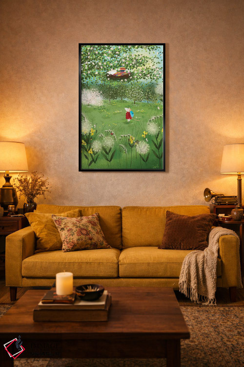 تابلو دکوراتیو تراریوم خانه دوست داشتنی اثر جوی لافرم - D4B