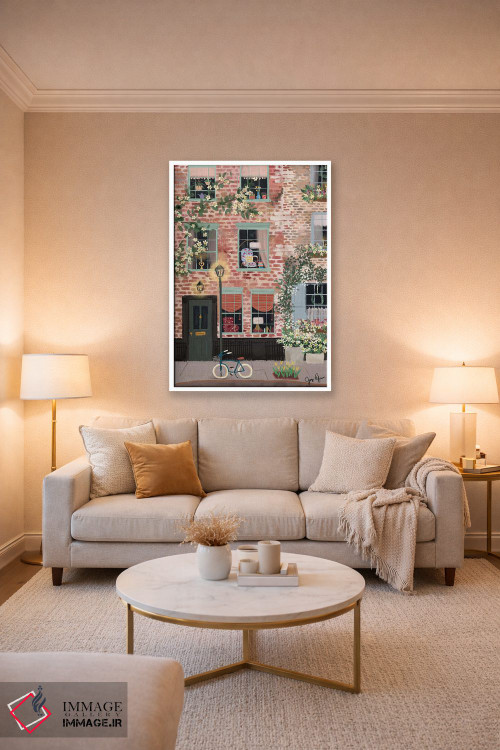 تابلو دکوراتیو پشت پیچ اثر جوی لافرم - D3W