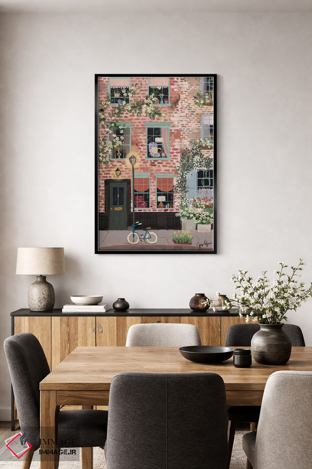 تابلو دکوراتیو پشت پیچ اثر جوی لافرم - D4B