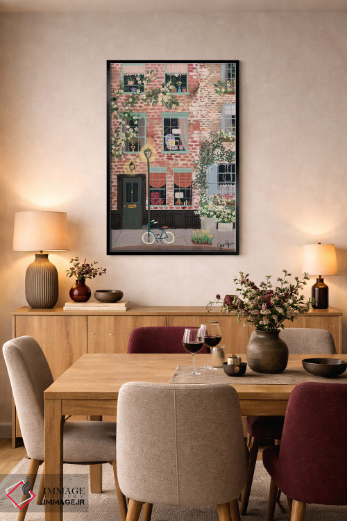 تابلو دکوراتیو پشت پیچ اثر جوی لافرم - D5B