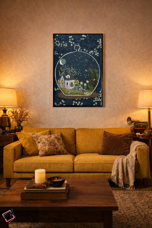 تابلو دکوراتیو تراریوم ۲ اثر جوی لافرم - D4B