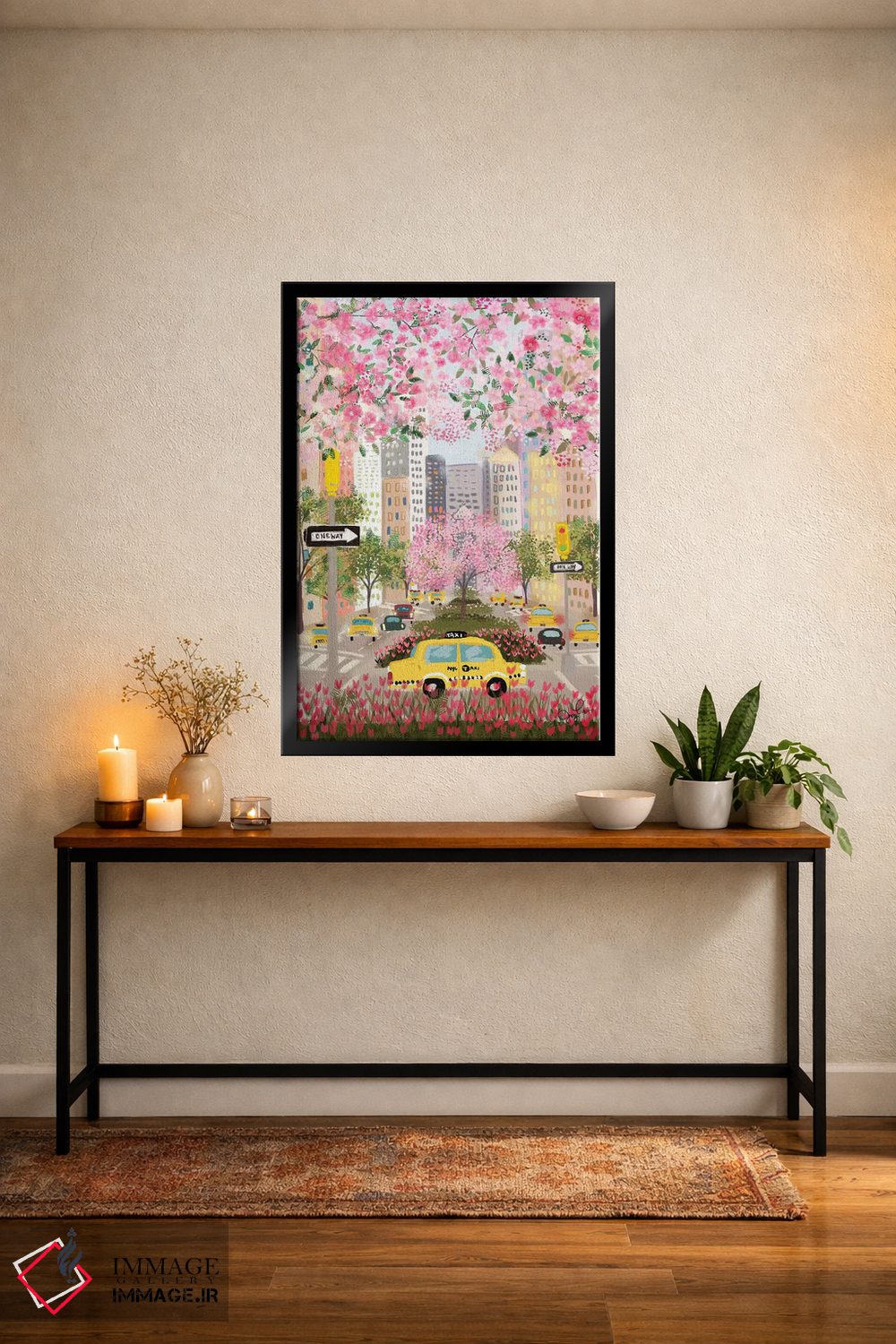 تابلو دکوراتیو خیابان پارک اثر جوی لافرم - D5B