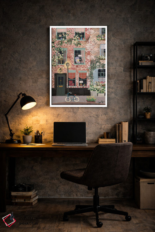 تابلو دکوراتیو پشت پیچ اثر جوی لافرم - D6W