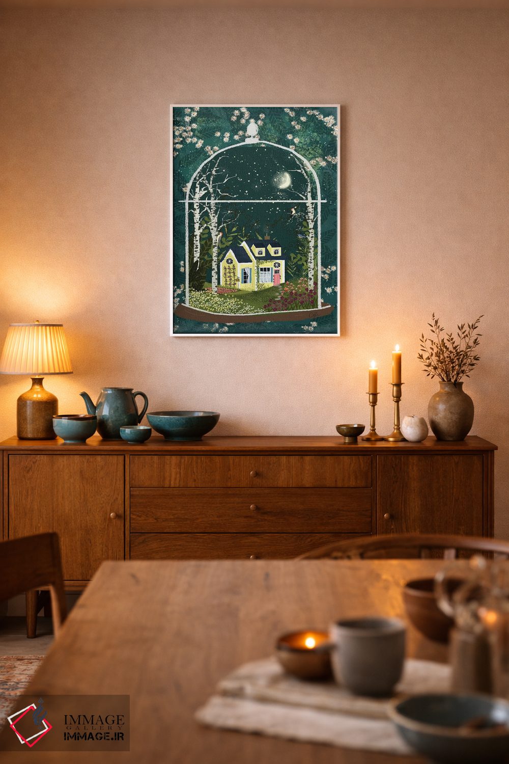 تابلو دکوراتیو تراریوم ۳ اثر جوی لافرم - D6W